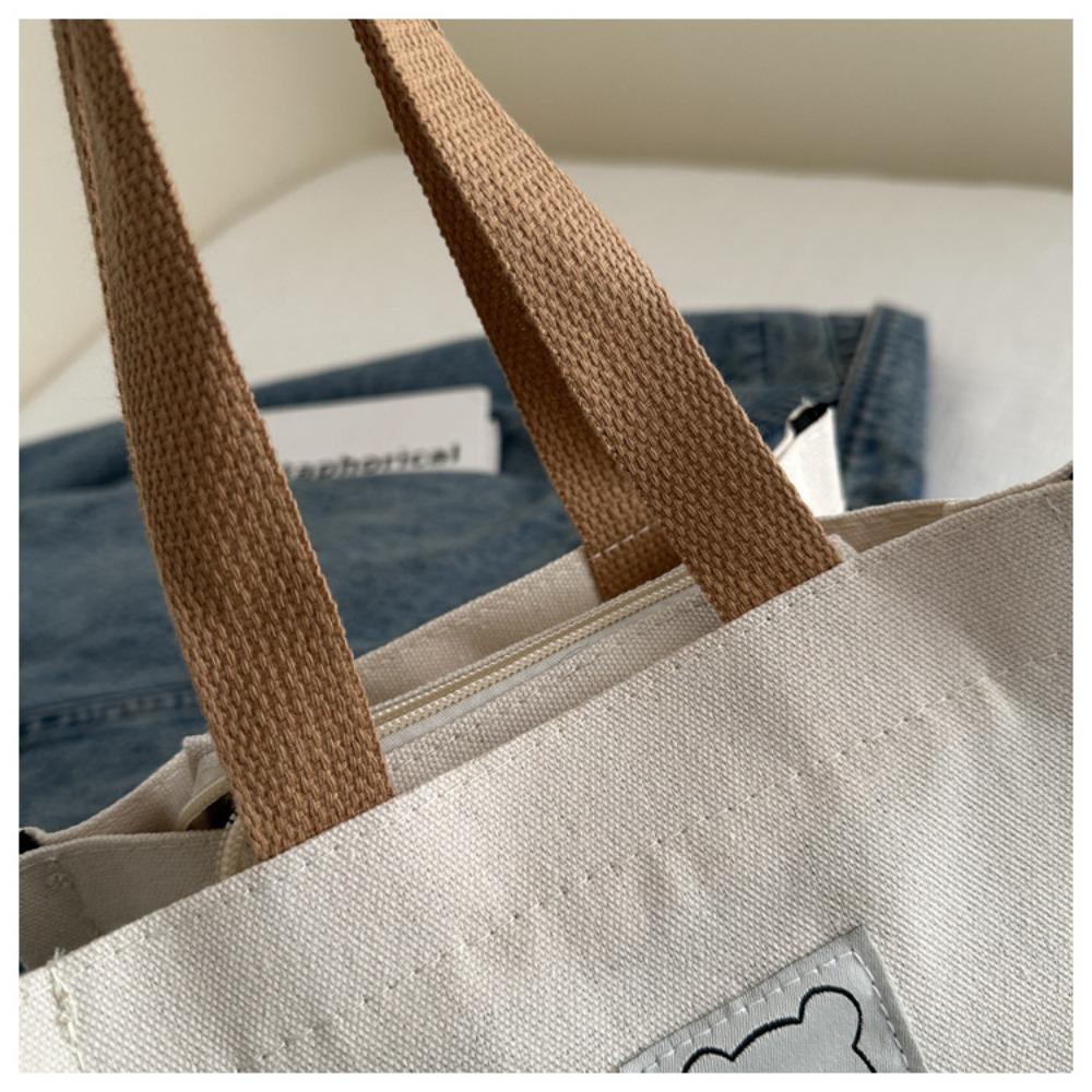 Casual Large Capacity Box Lunch Bag Insulated Versatile Tote Bag Commuting Bag Office Workers