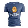Men's Funny Chick with Knife T-shirt Birthday Gift Cute Sarcasm Funny Gift
