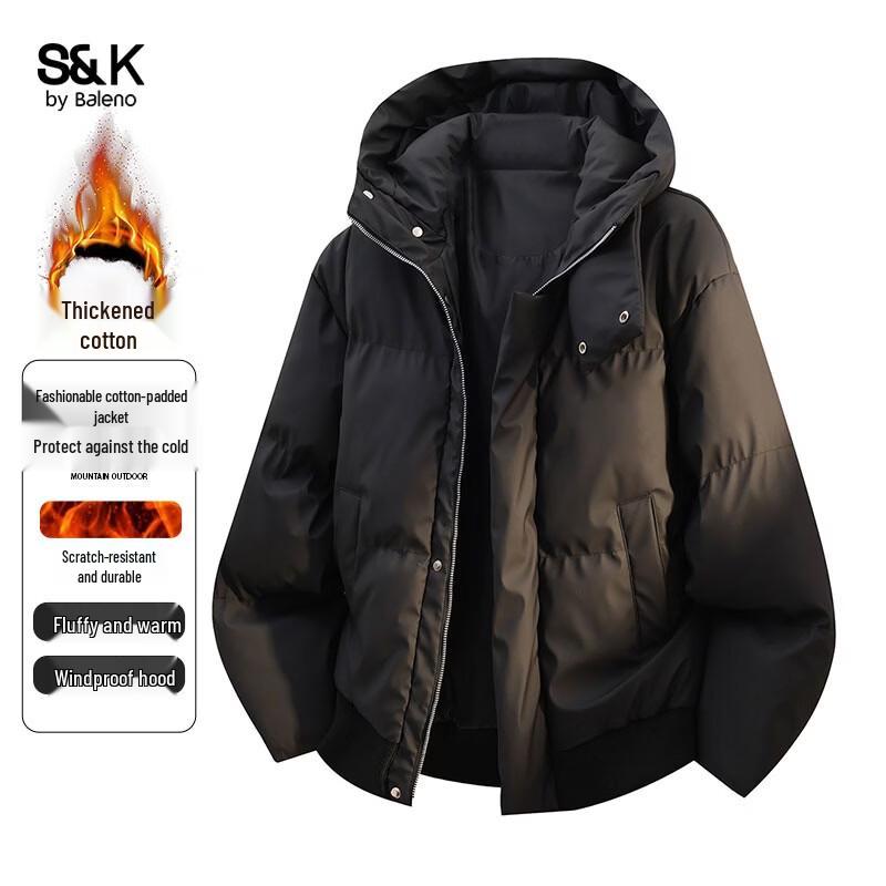 Baleno Men s Hooded Padded Winter Jacket L