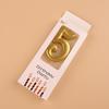 LIEI Gold Number Birthday Candle