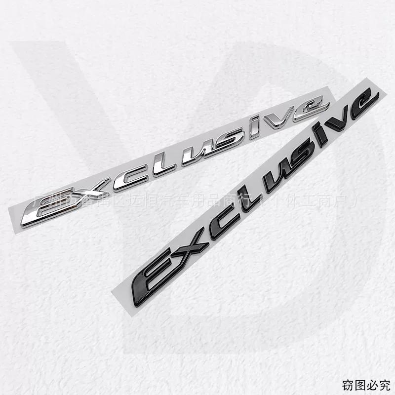 3D Electroplated ABS Letter Emblem Stickers Fit Rear Tail Waterproof Auto Exterior Tuning Custom Decor Badge Decals