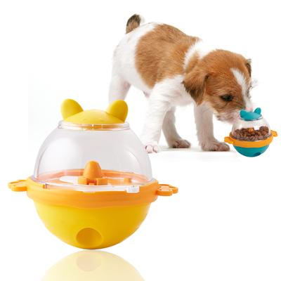 Dispositivo para vazamento de comida em copo para cachorro, brinquedo educacional com alimentação automática, bola para vazamento de comida, auto-oi para aliviar o tédio, brinquedo para animais de estimação