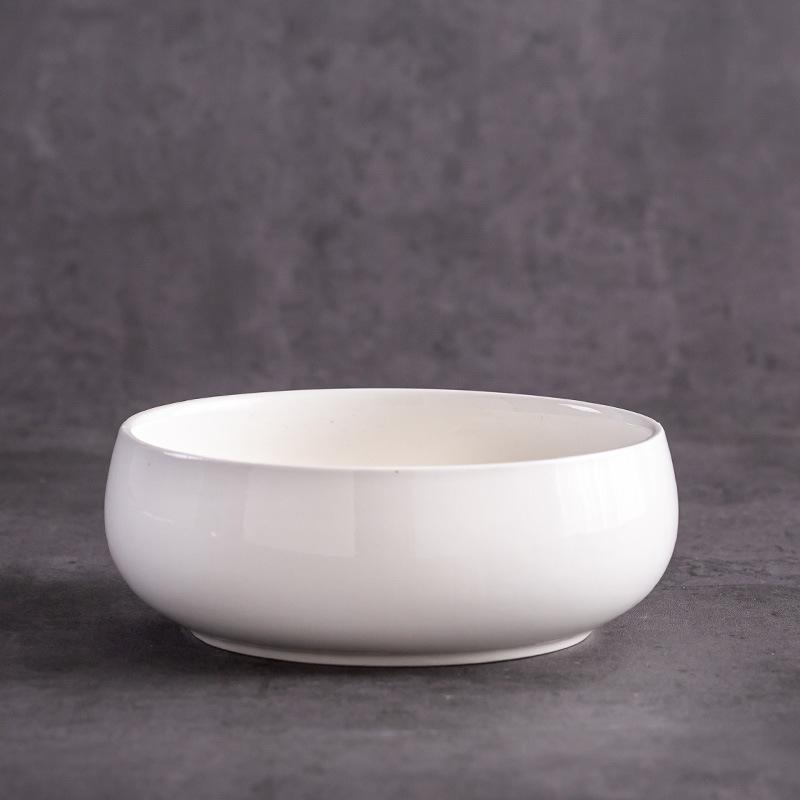 Lotus Planter Ceramic Glazed Bowl-Water Garden Planter for Lotus Water Lily&Aquatic Plants Leak-Proof Indoor/Outdoor Decor