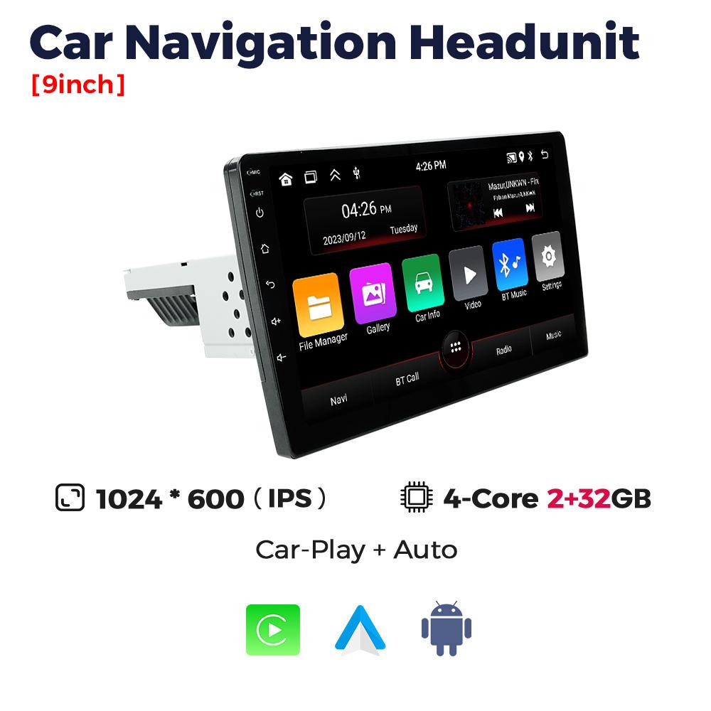 NaviFly Android All In One 1DIN 7inch 9inch Car Radio For Universal Navigation Headunit Carplay Auto GPS Multimedia Video Player