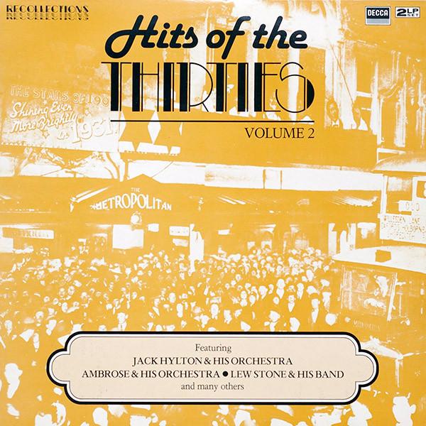 LP Record VARIOUS - Hits Of The Thirties Volume 2 RFLD28 Decca 1983 UK Jazz Used