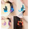 Creative Pendant Molds Earrings Silicone Mold Cats Shape Daily Wear Jewelry Molds Silicone Texture for Jewelry Making