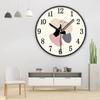 10 Zoll 25 Zentimeter Minimalistische Heim Stille Modeuhr Kreative Schlafzimmerdekoration Personalisierte Leichte Luxus Wanduhr