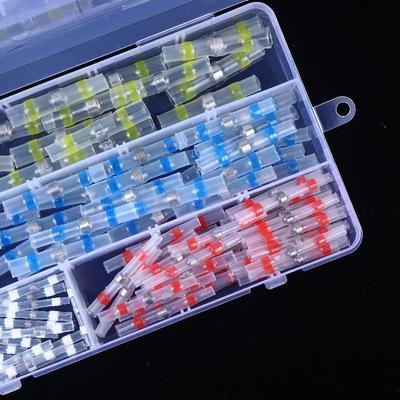 50/70/100 Stück Elektrisches Kupferband Löthülse Wasserdicht Lötversiegelung Zinnring Schrumpfstoßverbinder Klemme