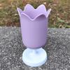 Tulip Pen Holder Cute Desktop Organizer for Girls Students Multi-Function Pencil Cup Desk Decor for Home School Office