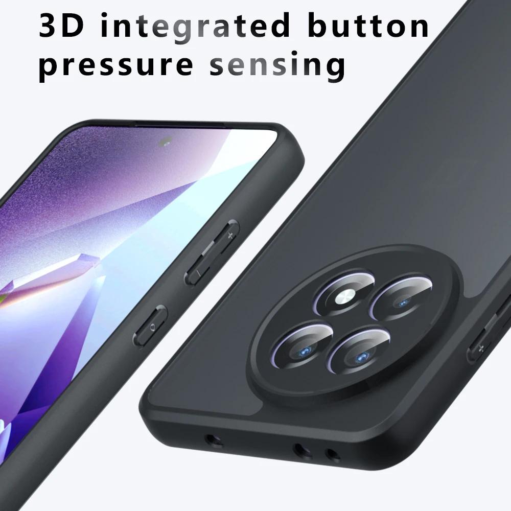 Ace5 Matte Shockproof Phone Case for Oneplus ACE 5Pro 3 3V 3 Pro 2V 13R 13 12R 12 Nord 4 CE3 Hard Bumper Soft Clear Back Cover