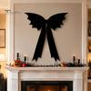 Lightweight Festival Wall Decor Halloween Bat Bow Garden Decor, Christmas Tree Topper Hanging Ornament Party Atmosphere for Party, Spooky Holiday