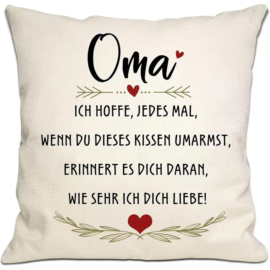New Pillowcases for Family Sentiment for Mother's Day Valentine's Day Linen