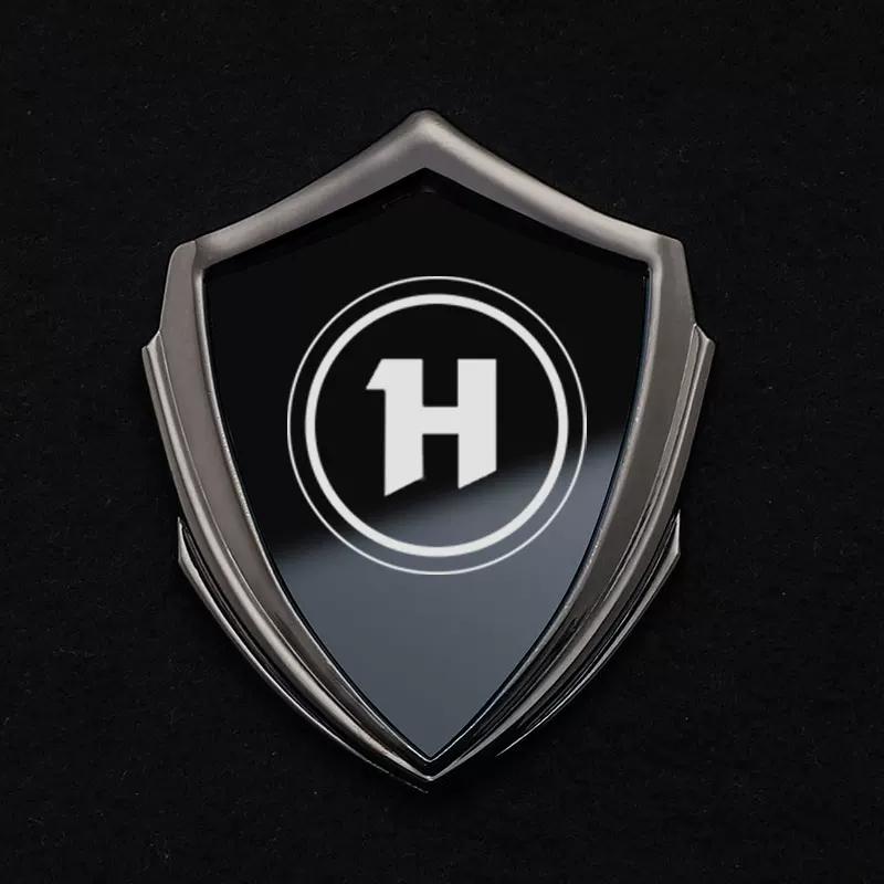 Hanwei All-metal Sun-resistant and Non-fading Electric Motorcycle 3D Three-dimensional Car Sticker Modified Decorative Sticker Body Side Logo Badge