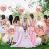 Rose Gold Bride-to-Be Confetti Balloon Set - 15 Pieces Wedding Party Decor