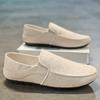 22 Four Seasons New Light Linen Solid Color Casual Doudou Shoes Lazy Breathable Flat Bottom Tide Love