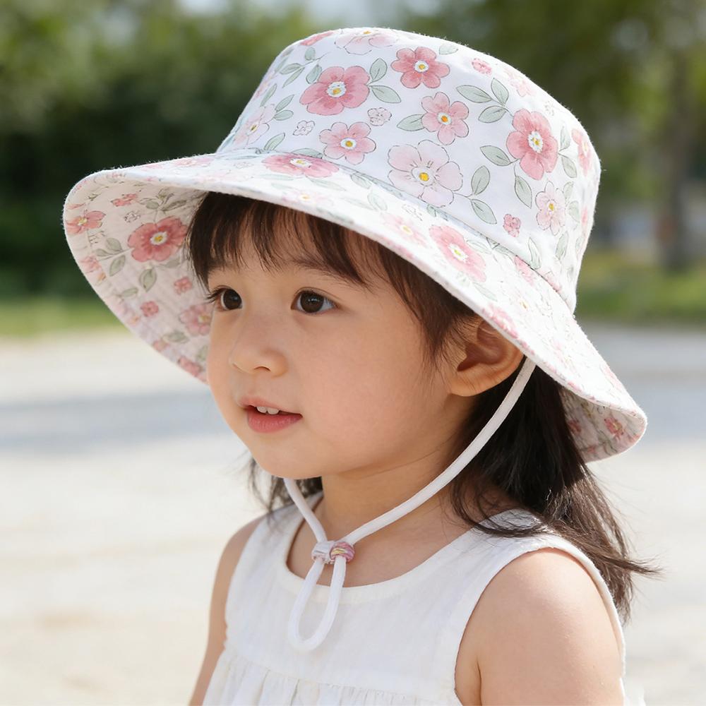 New Panama Summer Baby Sun Hat for Girls and Boys Cartoon Beach Sun Cap Fisherman's Hat for Kids Autumn Outdoor Baby Bucket Hat