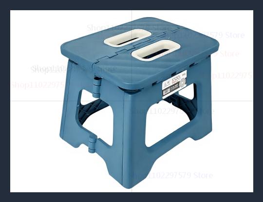 Foldable Portable Compact Mini Stool Thickened High-Quality Plastic Stool – Fits Adults & Kids for Outdoor Fishing & Picnics