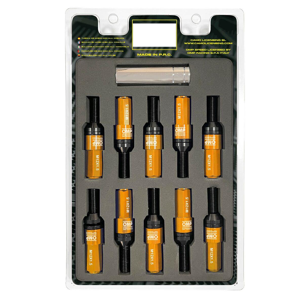 

Комплект винтов OMP OMPS09981210 28 мм Оранжевый M12 x 1,50