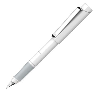 Stylo-plume Schneider Base Type Cartouche L (Gaucher), Plume (Gaucher), (blanc)