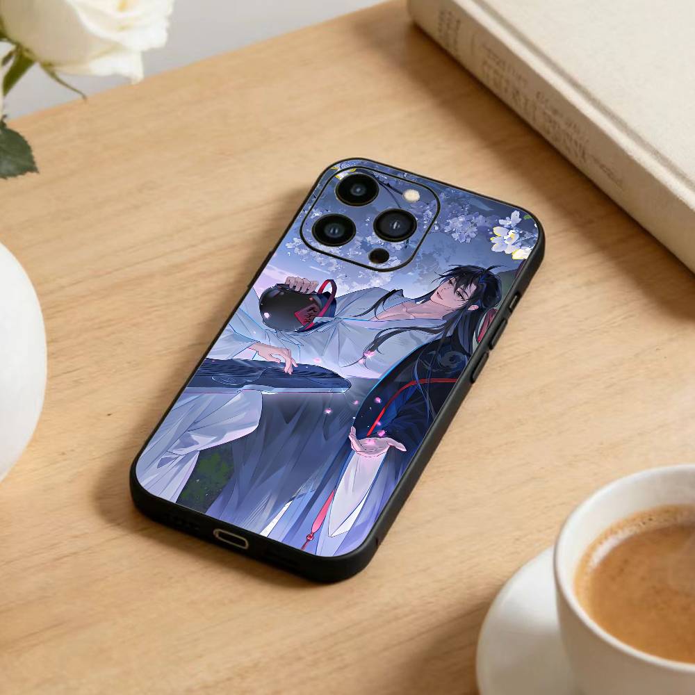 Grandmaster-Demonic Cultivation Phone Case For iPhone 17 16 15 14 13 12 Max Plus Silicone Black Cover