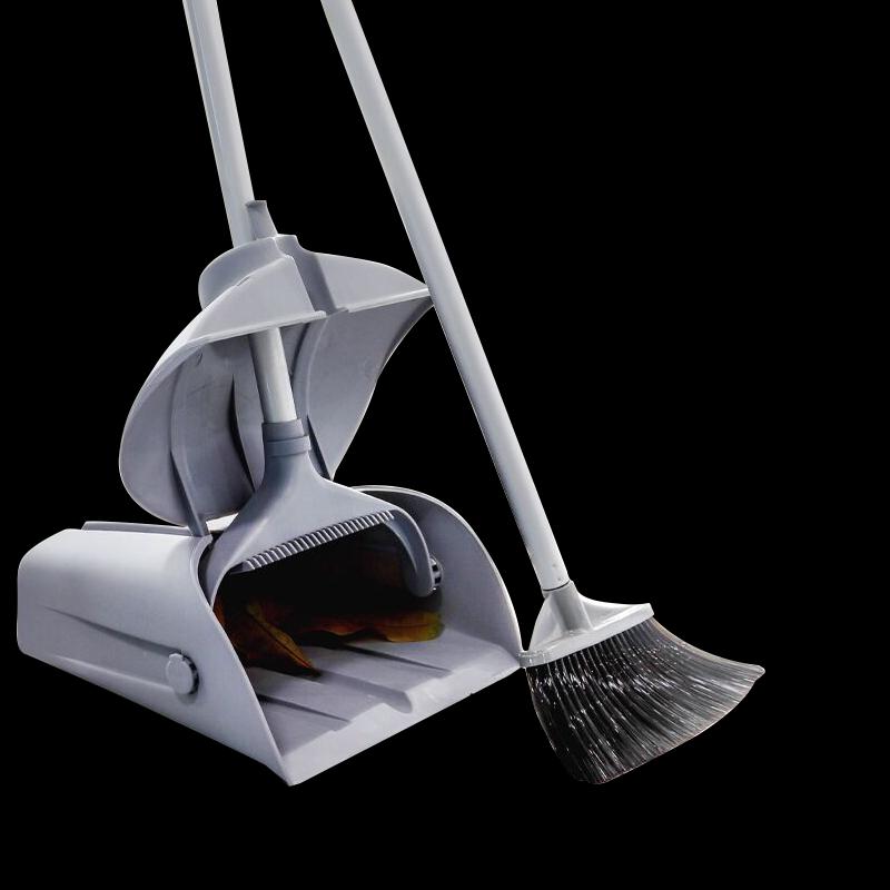 Upright Dustpan with Long Handle
