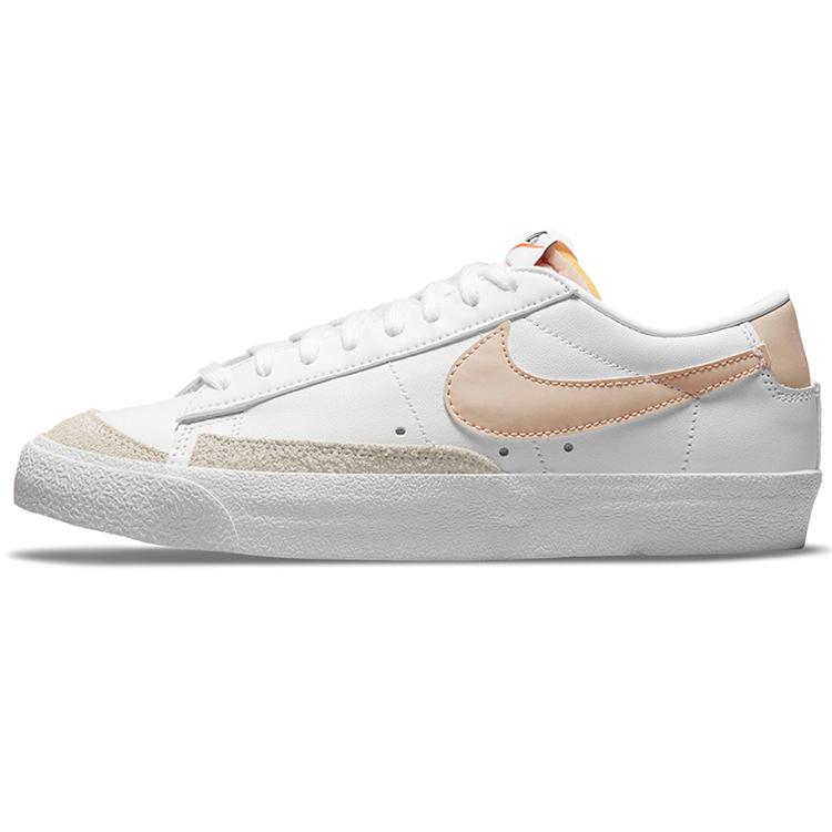 Nike Womens Blazer Low '77 'White Pale Coral' (women's sizes) White / Pale Coral / Black / Rattan Skate Shoes DC4769 106