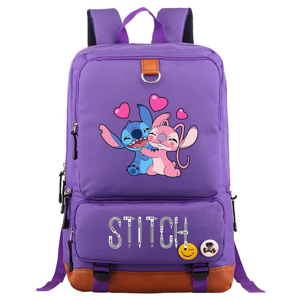 Anime Printed Teen Student School Bag Travel Bag Men'S And Women'S Shoulder Printed Backpack