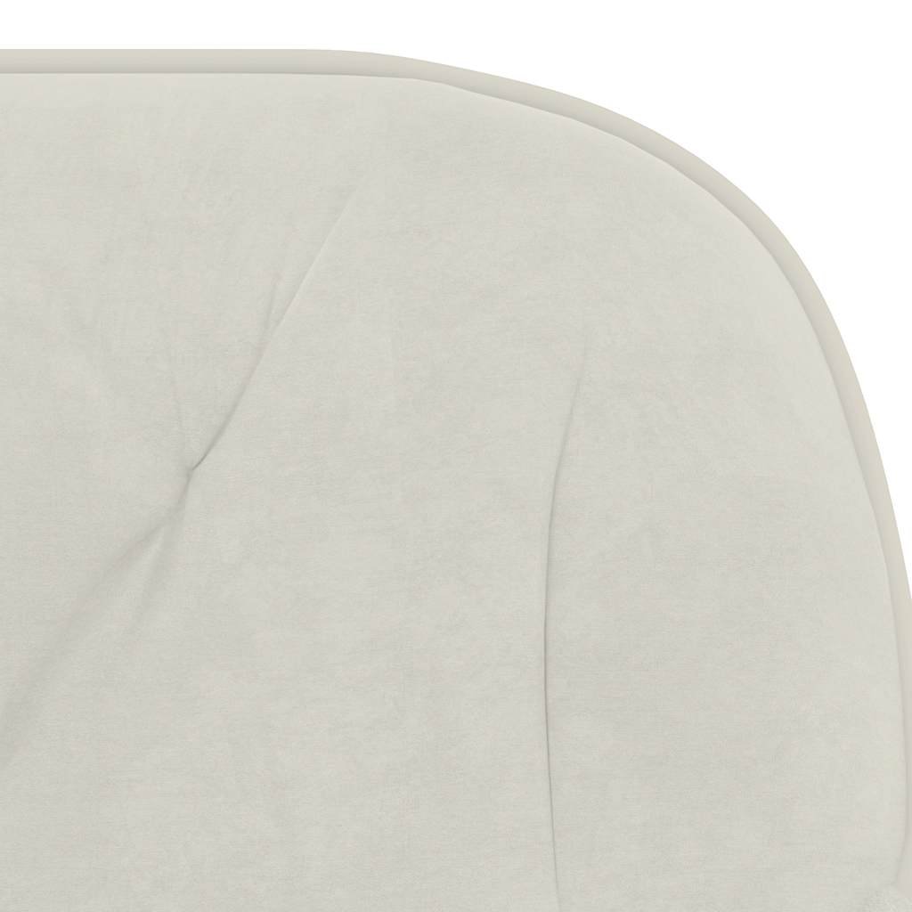 Vidaxl Swivel Dining Chairs, 2 Pcs, Cream, Velvet