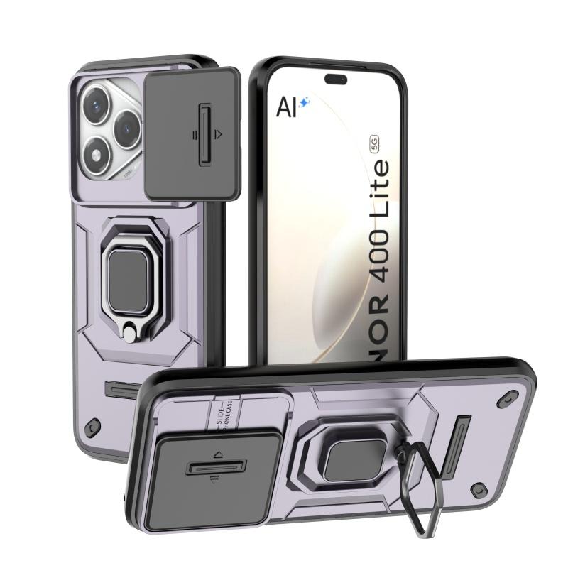 For Honor 400 Lite Case Cover Huawei Honor 400 Lite Capas PC Shockproof Bumper Lens Protective Ring Holder Fundas Honor 400 Lite