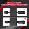 TYT Trailer Hitch Lock – 5/8" Dia, 4" Extra Long Receiver Pin For Class III/IV Hitches, 2 Keys, 8 O-Rings, Ideal For Tow Trucks, Bikes, Cars &