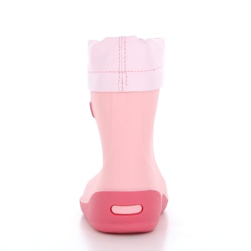 Fabricado no Japão, Galochas com Solas Antiderrapantes, Tamanhos 13-19cm, Meninos e Meninas, RB B02, Rosa, 13,0 cm, 2E