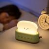 Toast Night Lamp, Toaster Kids Night Light for Bedroom Decoration, Cute Nursery Night Light Rechargeable, LED Night Light with Timer and Brightness