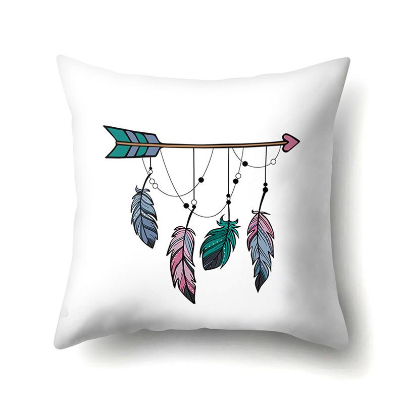 Dreamcatcher Boho Polyester Pillowcase Car Decoration Home Print Bedside Sofa Pillowcase