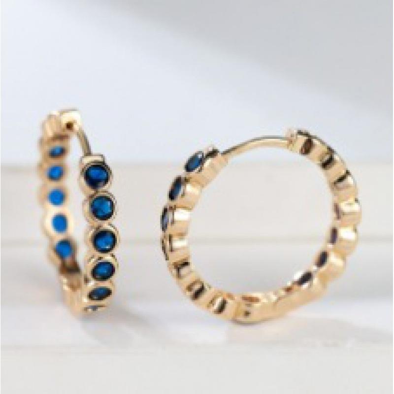 

Champagne gold round ear buckle, simple niche earrings women s ear buckle