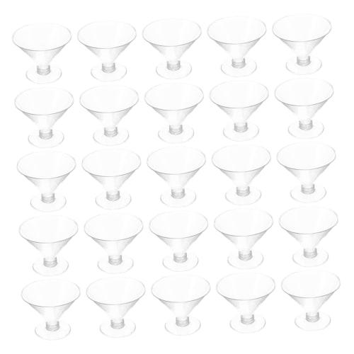 

SHERCHPRY 25 Ice Cream Cups, Mini Dessert Cups, Disposable Dessert Cups