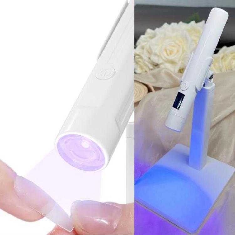 Mini UV LED Nail Lamp for Gel Nails,Handheld UV Nails Light Holders Bracket