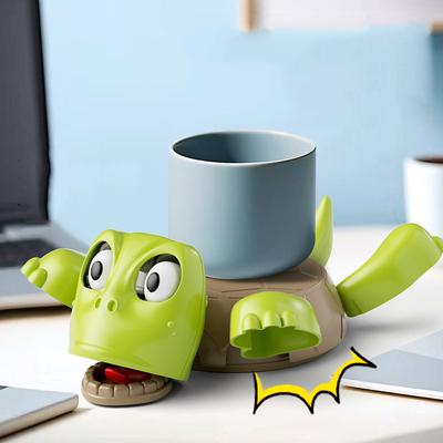 Kreativer Schildkröten-Untersetzer für Tee, Kaffeetasse, Getränkehalter, modisches Wohnaccessoire, Schreibtisch, Geschirr, Dekoration, 3D-gedrucktes Ornament