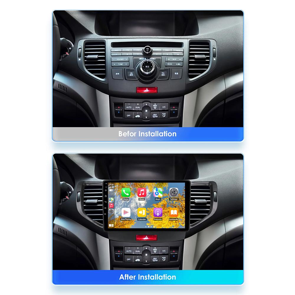 Intelligent Systems Wireless CarPlay Android Auto Radio for Honda Accord 8 Spirior Accord 8 Car Multimedia