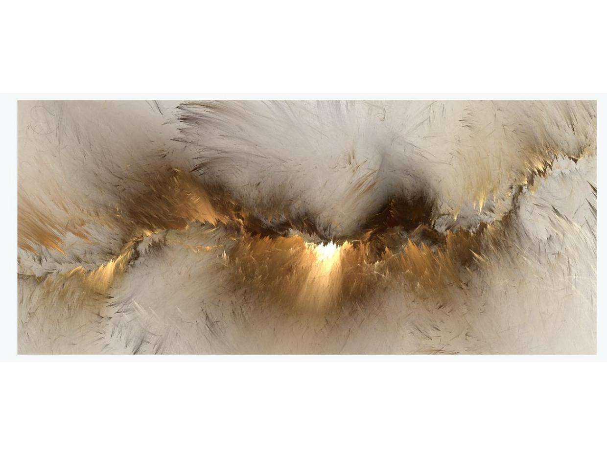 

Абстрактный Облачный Туман Оранжевый Пейзаж Масло Холст Живопись - Декоративное Искусство Высокой Четкости 90x180 cm