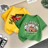 Boys T Shirt Kid T Shirt 2-13Y Loose-fit Casual O-Neck Short-sleeve Girl T Shirt Top