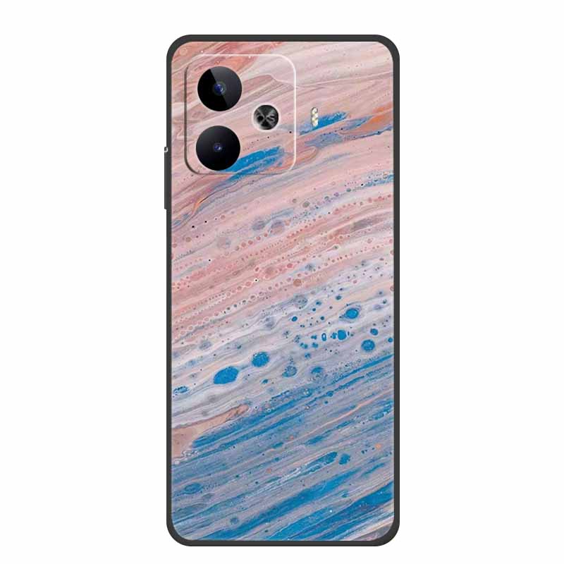 Case For Vivo iQOO Z9 Turbo Marble TPU Soft Silicone Back Cover For iQOOZ9 Turbo V2352A Phone Cases Shockproof Mica Painted Capa