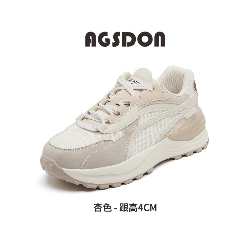 Augustine platform dad shoes 2025 new autumn and winter retro German training shoes small casual sports Forrest Gump shoes