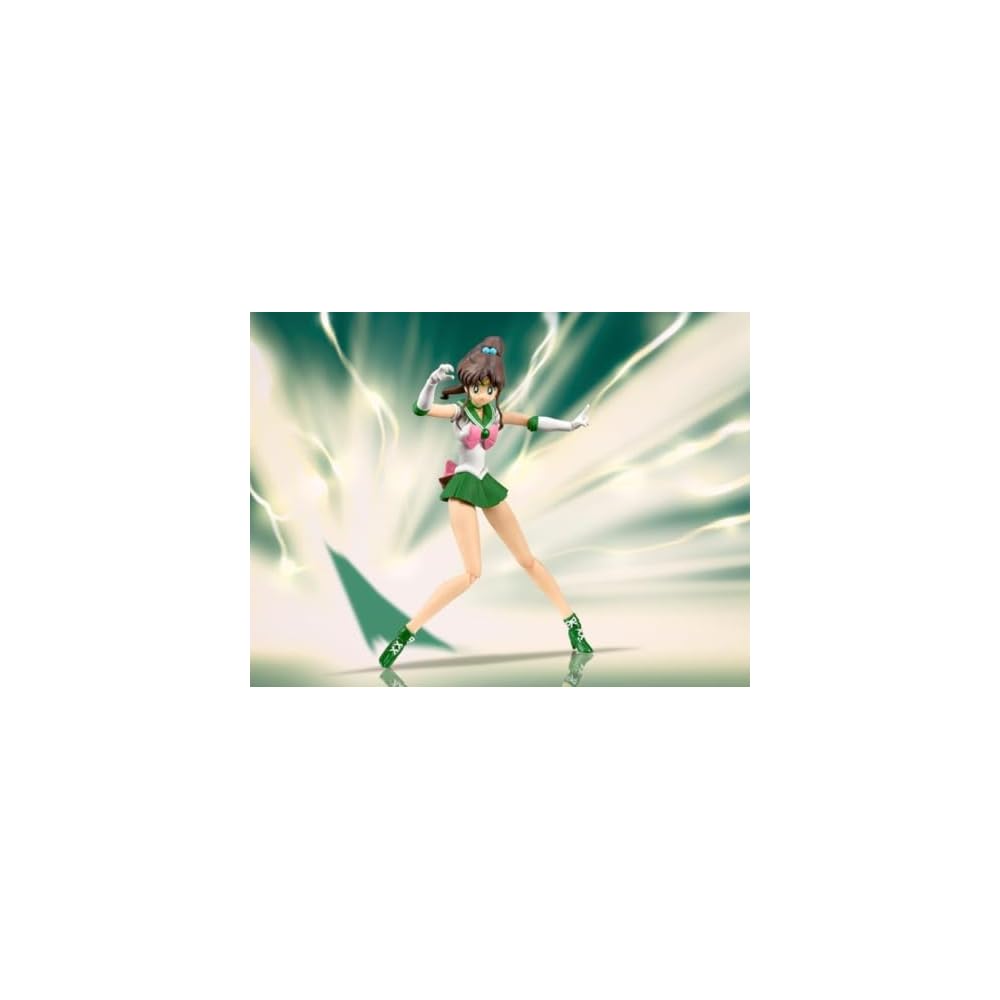 TAMASHII NATIONS S.H. Figuarts Sailor Moon Sailor Jupiter Animation Color Edition 150mm PVC Action Figure