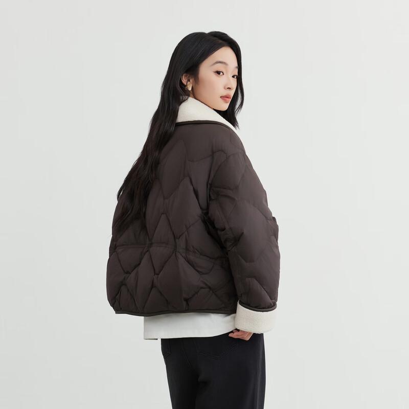 Elva' Island Women's Winter Lapel Down Jacket