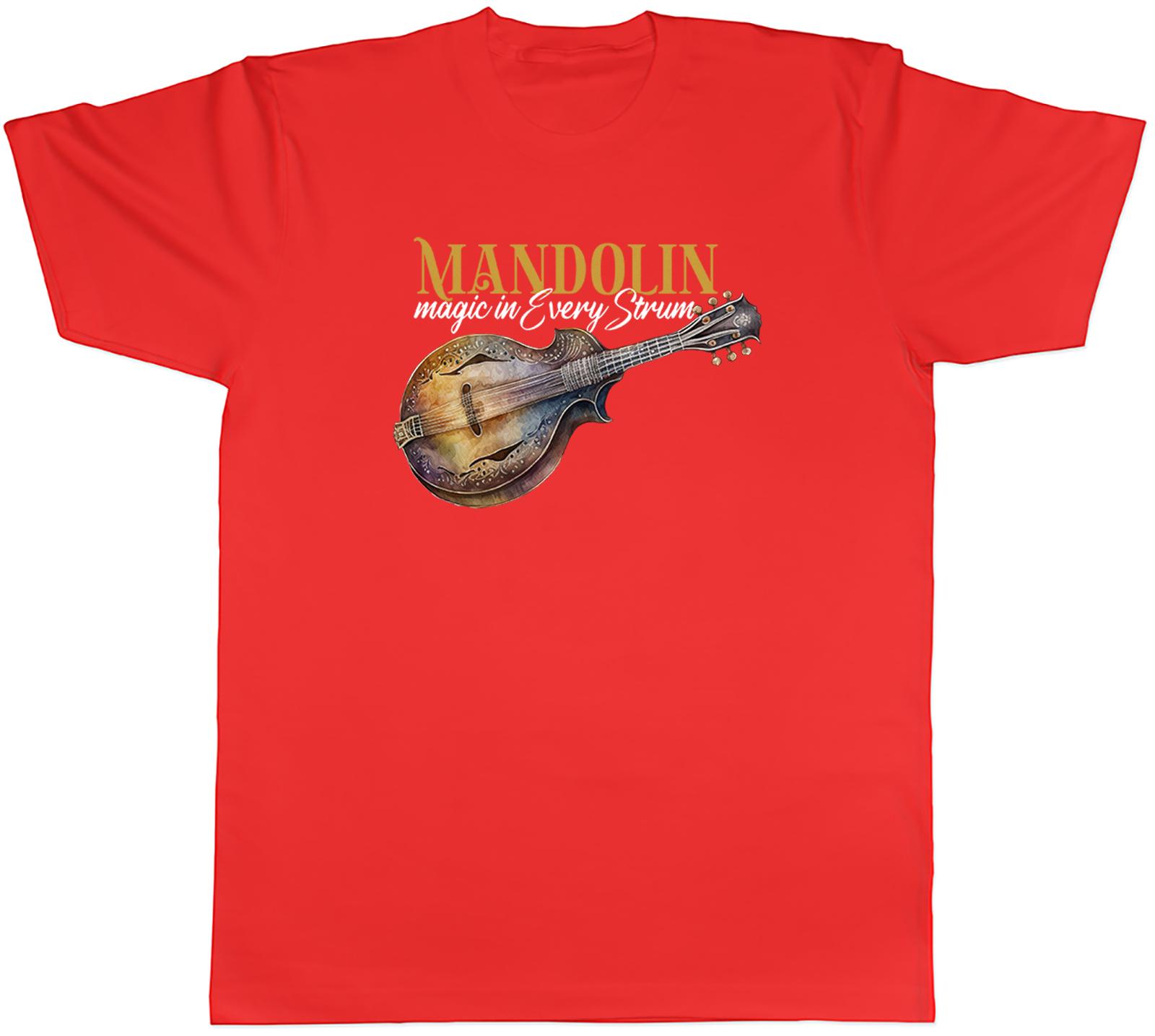 Unisexdolin Magic in Every Strum Unisexs TShirt Strumming Stringed Chords Tee Gift S