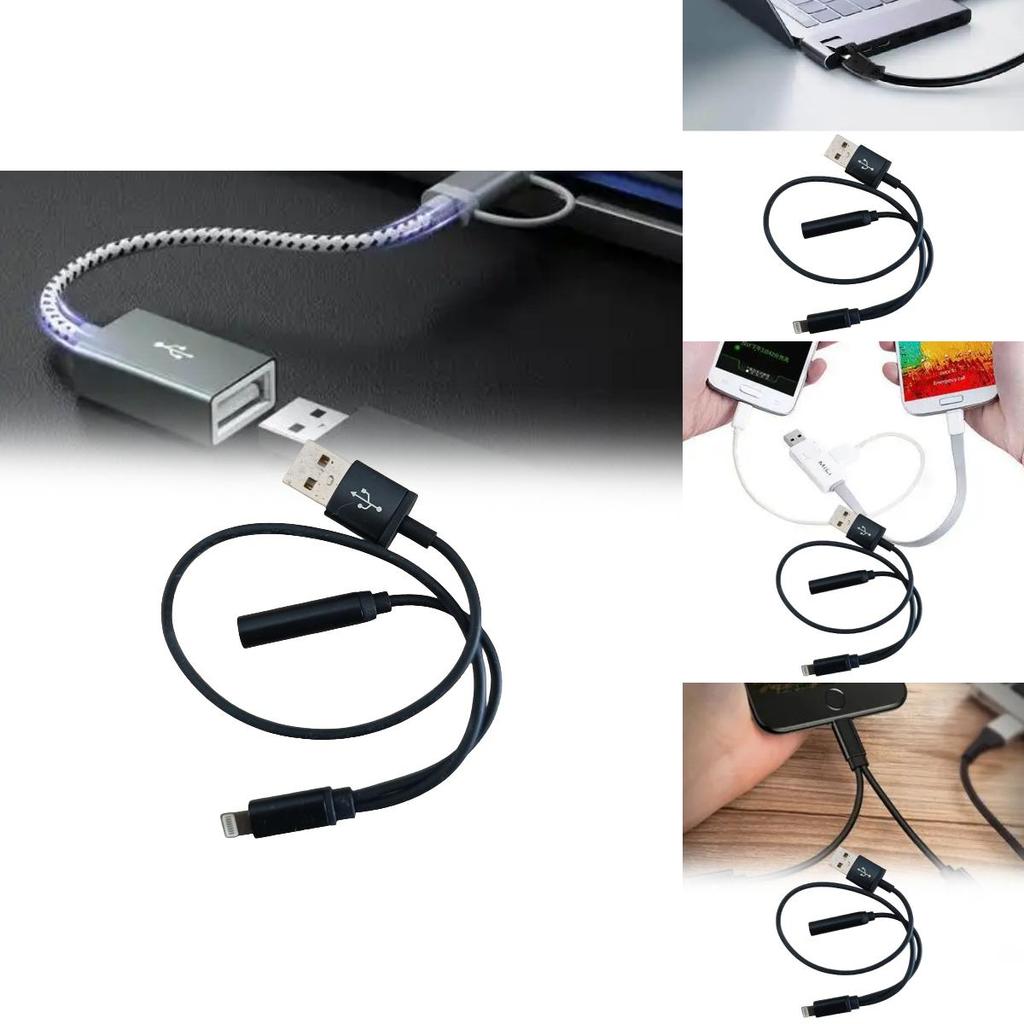Iphone Charging Cable Adapter Data Line Converter For Smartphone Charging Accessories