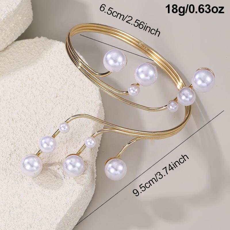 New Imitation Zircon Bracelets For Women Accessories Fashion Metal Geometry Cuff Bangles Statement Zircon Gift