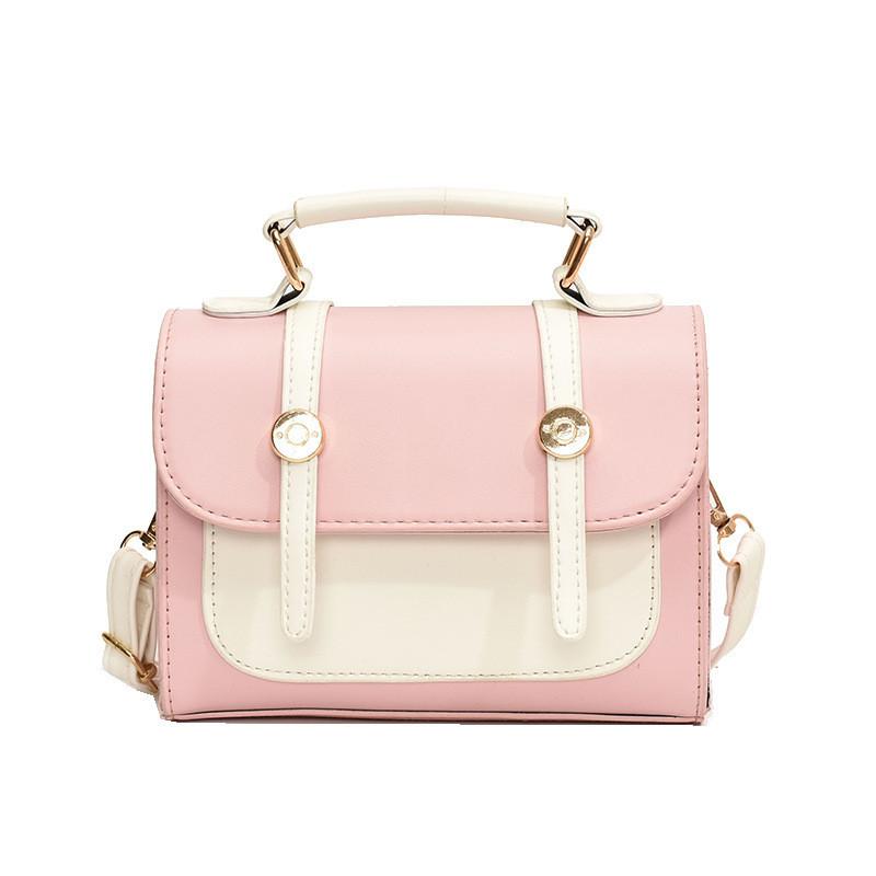 Stylish Color Block Handheld Shoulder Bag For Women In Fresh Summer Design 2024