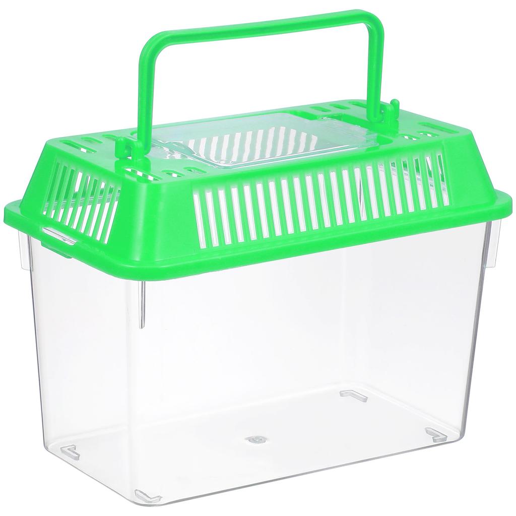 Tragbarer Mini-Fischbehälter Kunststoff Handheld-Aquarium für Goldfische Betta Kleine Wassertiere Transparent Sicher Einfaches Design