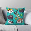 Sushi Cats Japan Square Pillowcase Polyester Linen Velvet Pattern Zip Decor Pillow Case Home Cushion Cover